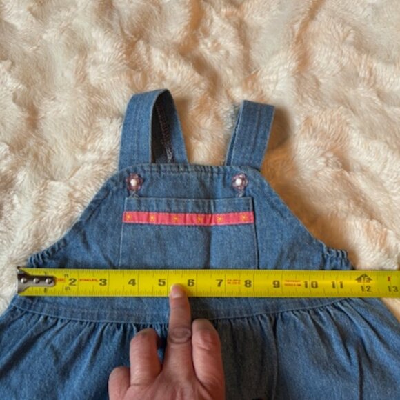 - Krickets Blue Denim Overalls Baby Size 24 MTHS Vintage Canadian Made - Picture 12 of 13